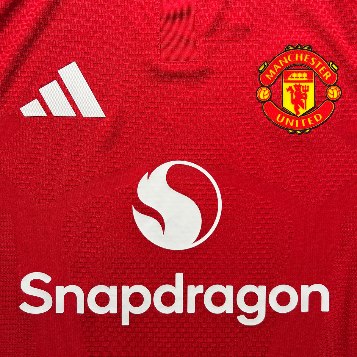 Official #8 B.Fernandes 26/27 Manchester United Home Authentic Long Sleeve Shirt UCL Adidas KC4803