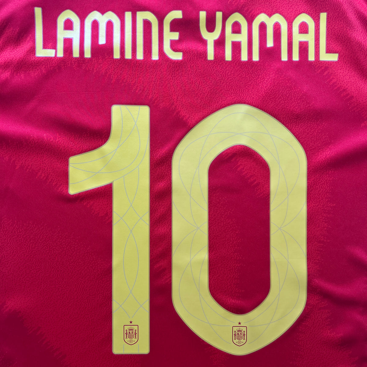 Official #10 Lamine Yamal 2024 Spain Home Stadium Shirt UEFA Nations League Adidas IP9331