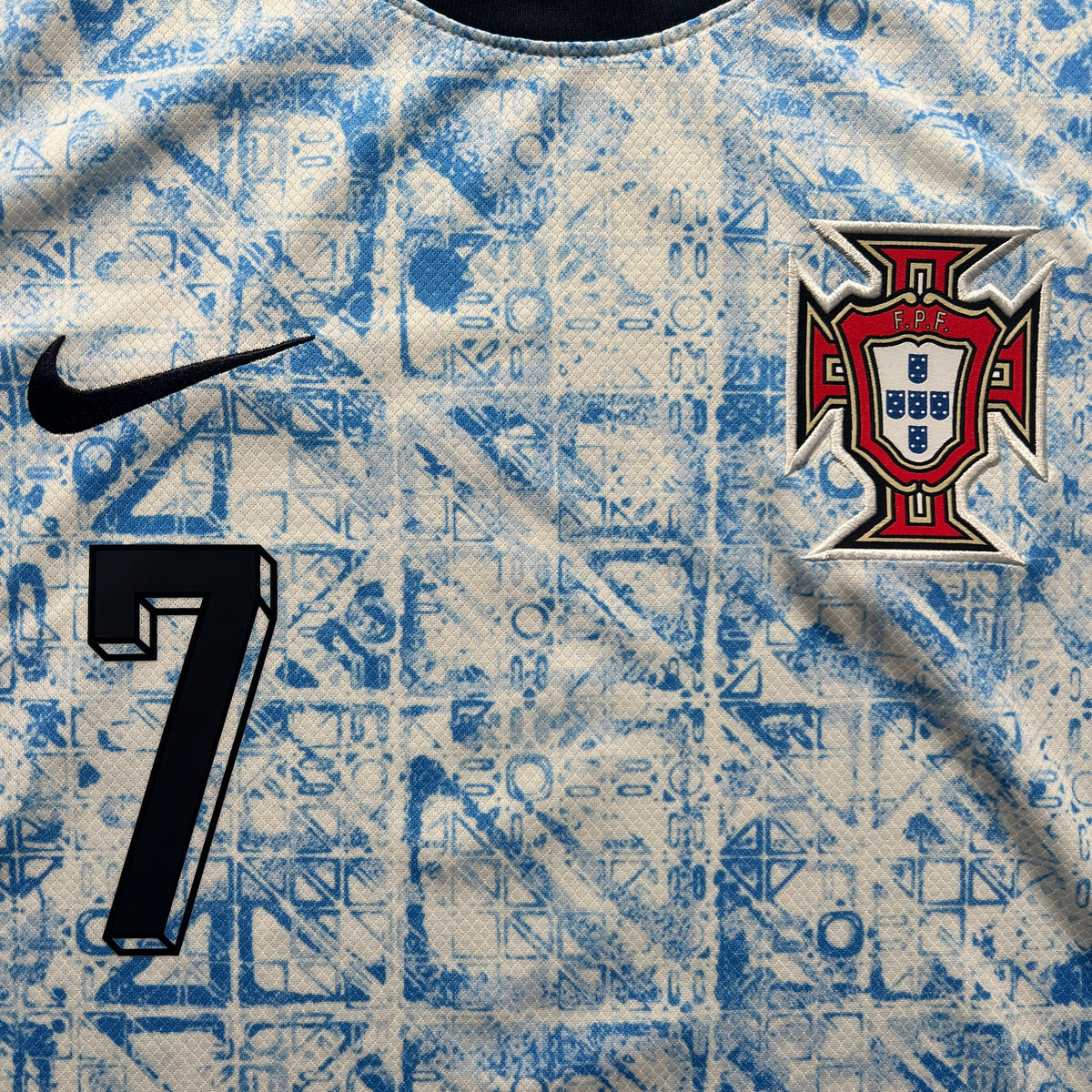 Official #7 Ronaldo 2024 Portugal Away Stadium Shirt UEFA Nations League Nike FJ4274-133