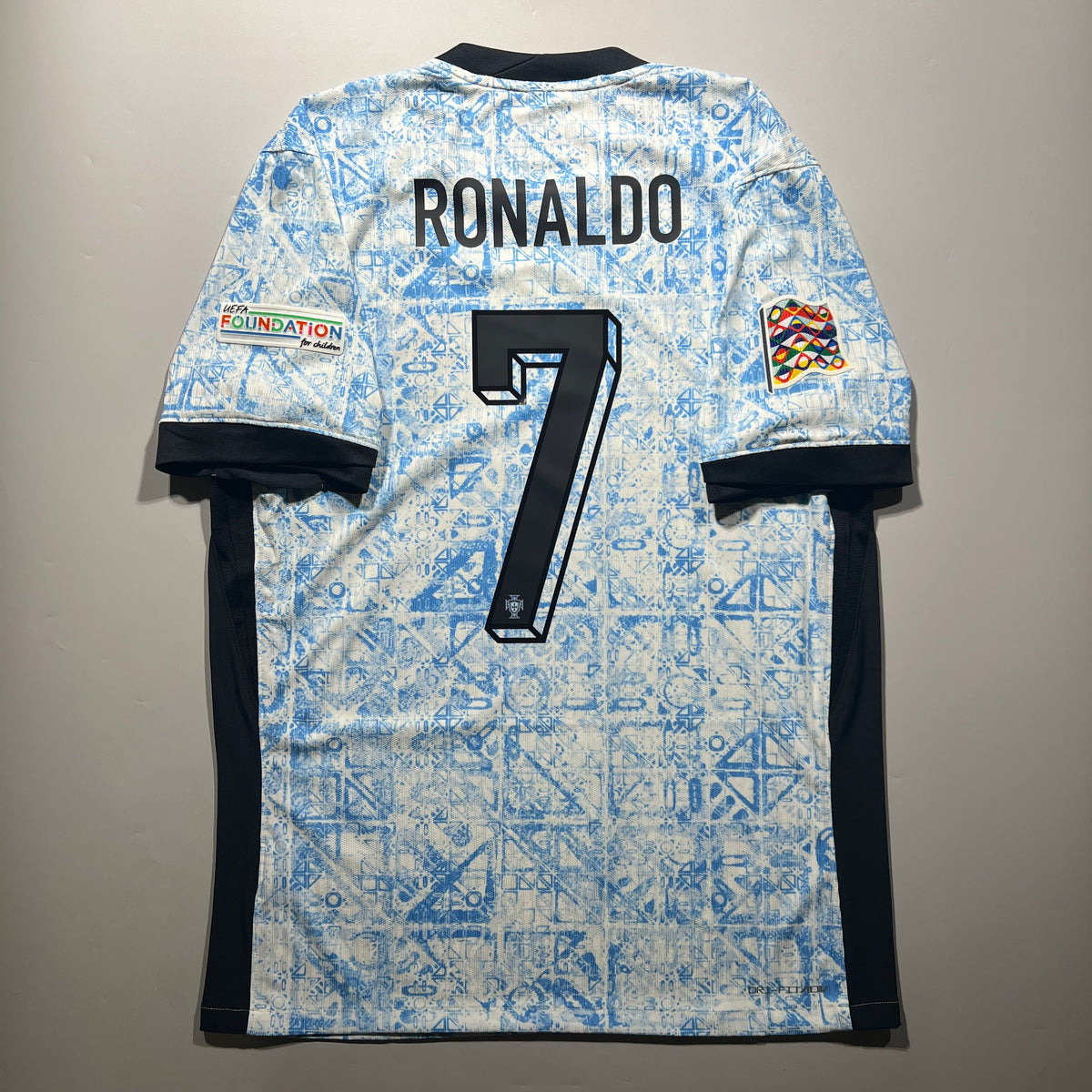 Official #7 Ronaldo 2024 Portugal Away Authentic Shirt UEFA Nations League 900 GOAL Nike FJ4261-133