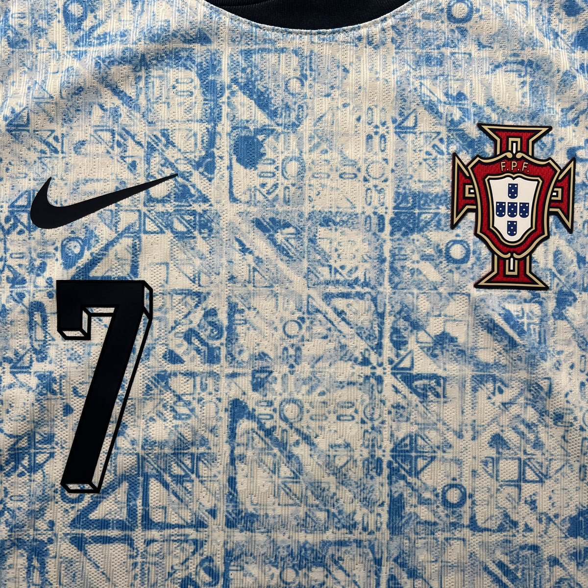Official #7 Ronaldo 2024 Portugal Away Authentic Shirt UEFA Nations League 900 GOAL Nike FJ4261-133