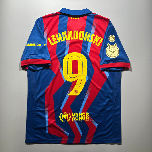 Official #9 Lewandowski 25/26 FC Barcelona 4th Stadium Shirt Supercopa Nike FZ1304-432