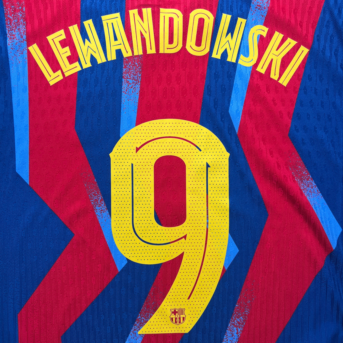 Official #9 Lewandowski 25/26 FC Barcelona 4th Authentic Shirt Supercopa Nike FZ1311-432