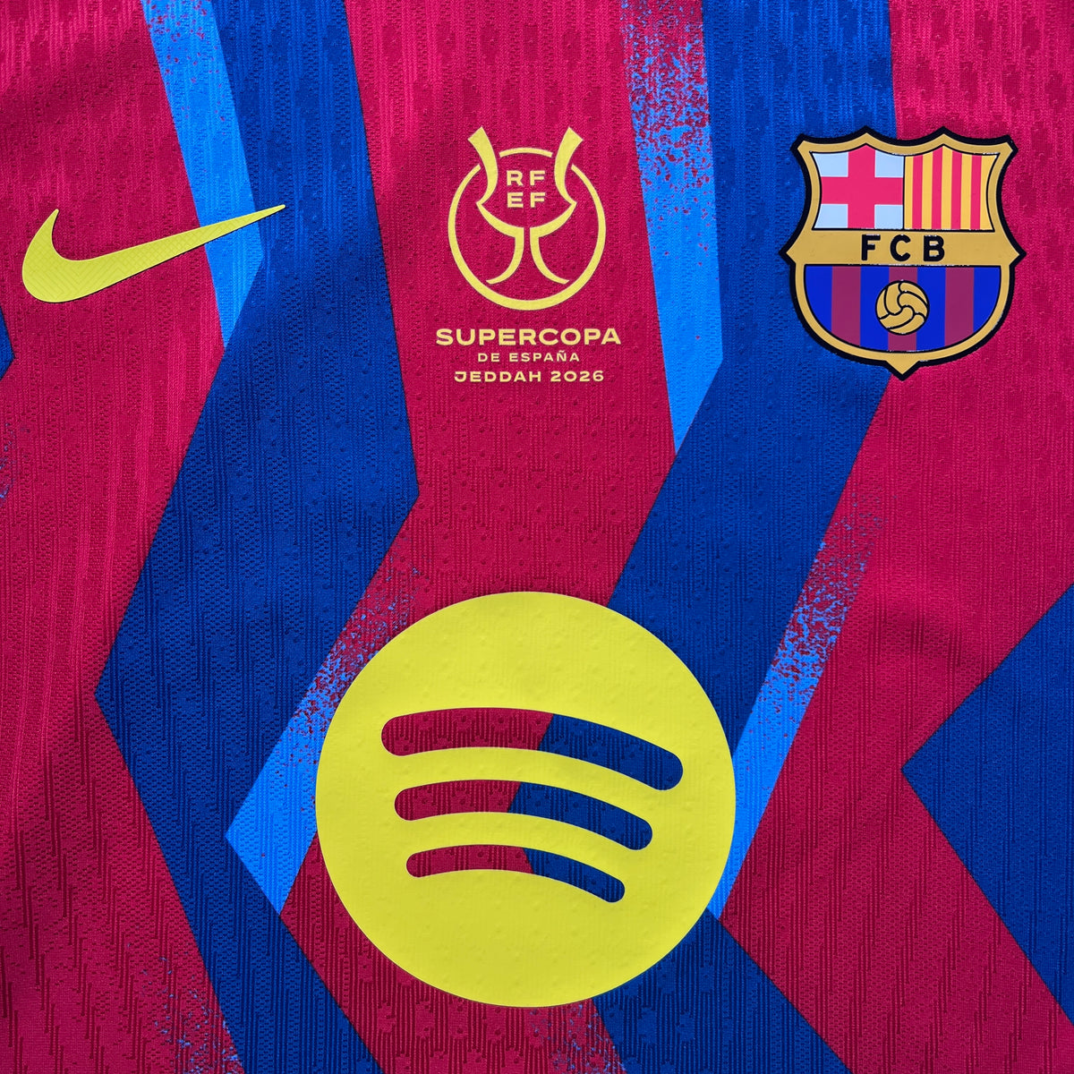 Official #11 Raphinha 25/26 FC Barcelona 4th Authentic Shirt Supercopa Nike FZ1311-432