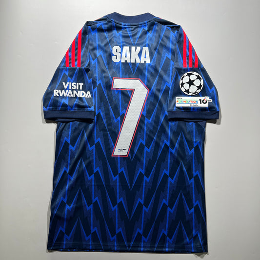 Official #7 Saka 25/26 Arsenal Away Stadium Shirt UCL Adidas KSJ33