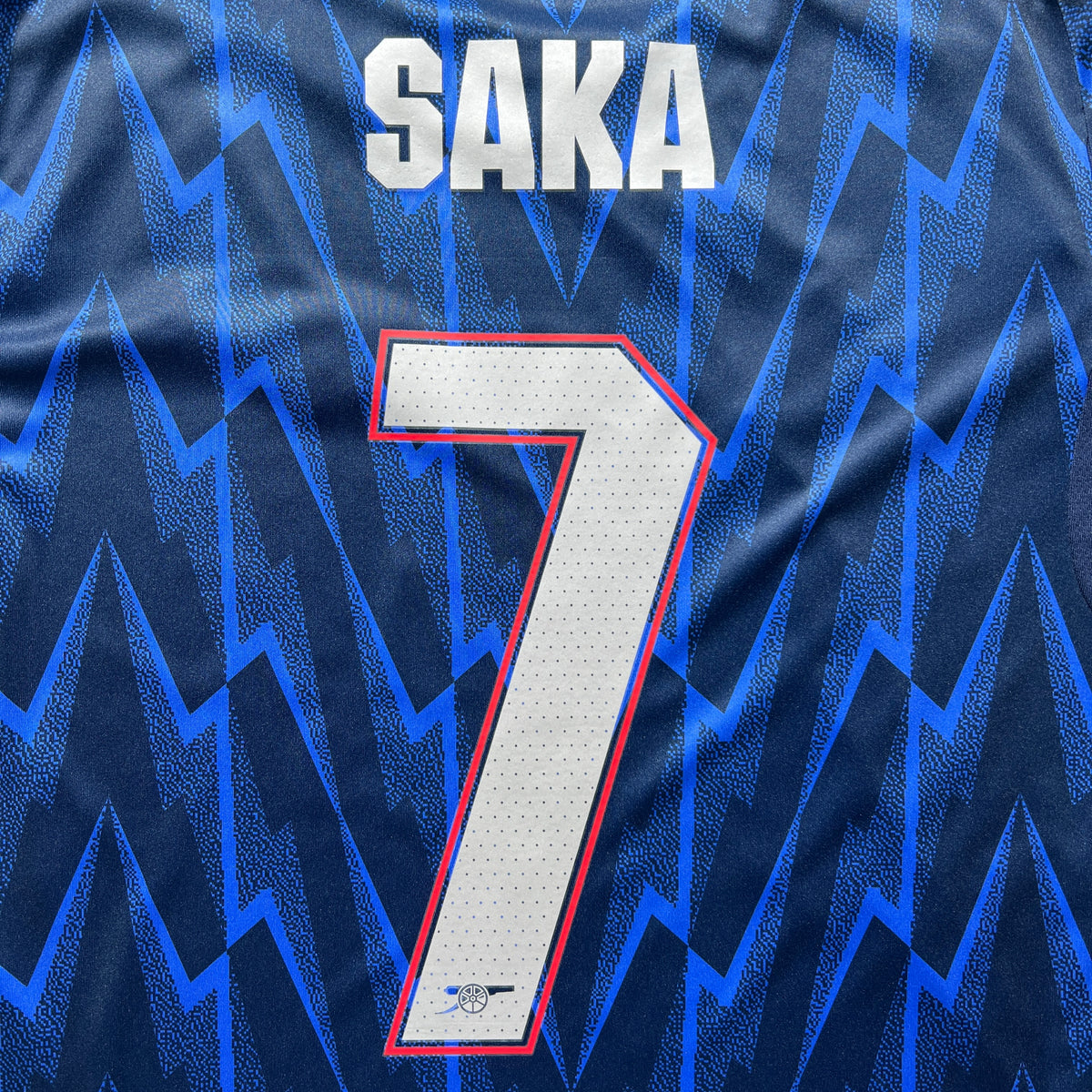 Official #7 Saka 25/26 Arsenal Away Stadium Shirt UCL Adidas KSJ33