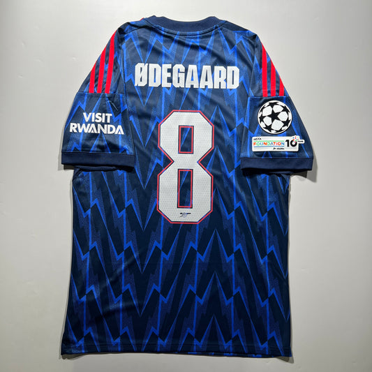 Official #8 Odegaard 25/26 Arsenal Away Stadium Shirt UCL Adidas KSJ33