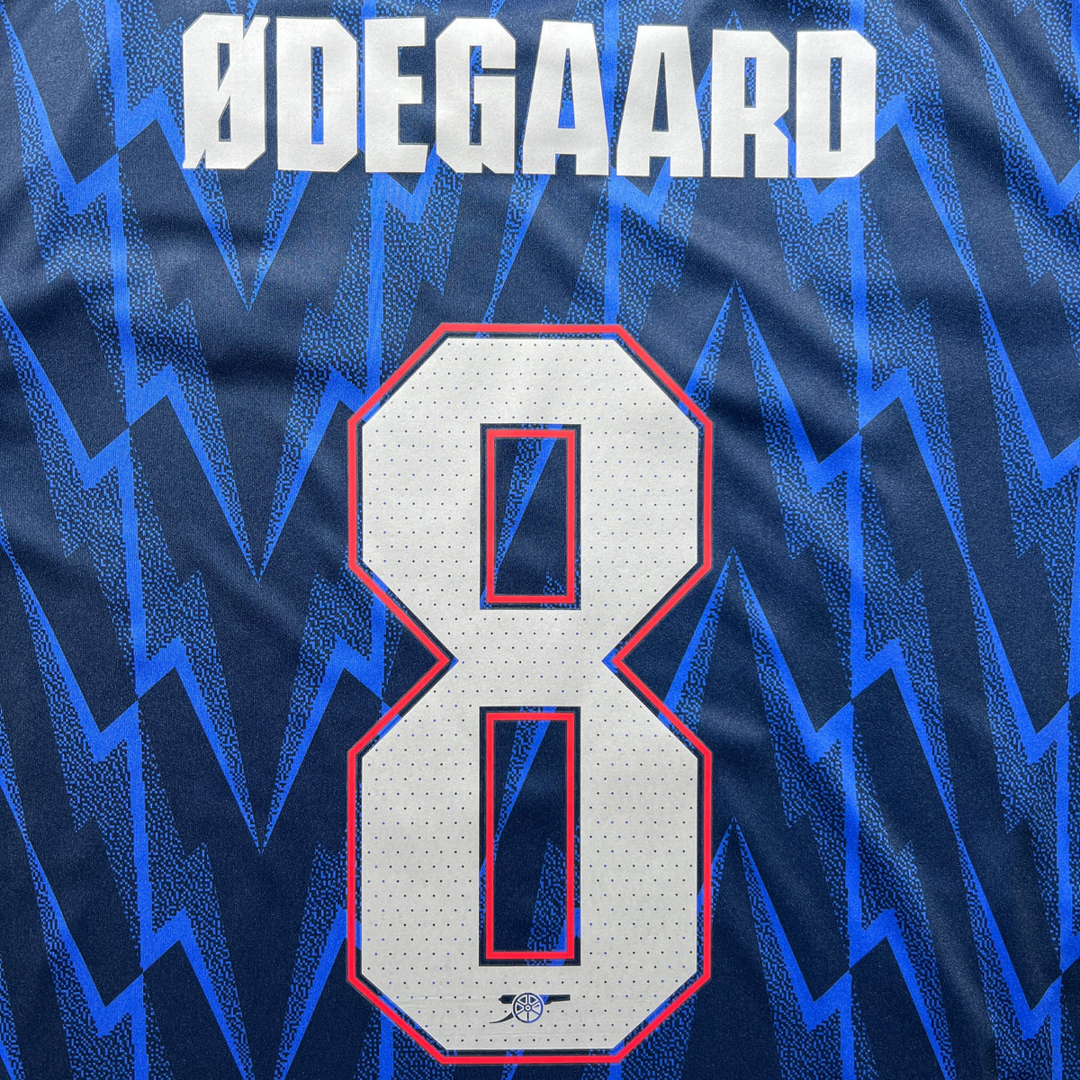 Official #8 Odegaard 25/26 Arsenal Away Stadium Shirt UCL Adidas KSJ33
