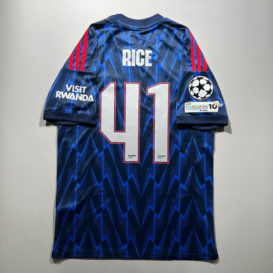 Official #41 Rice 25/26 Arsenal Away Stadium Shirt UCL Adidas KSJ33
