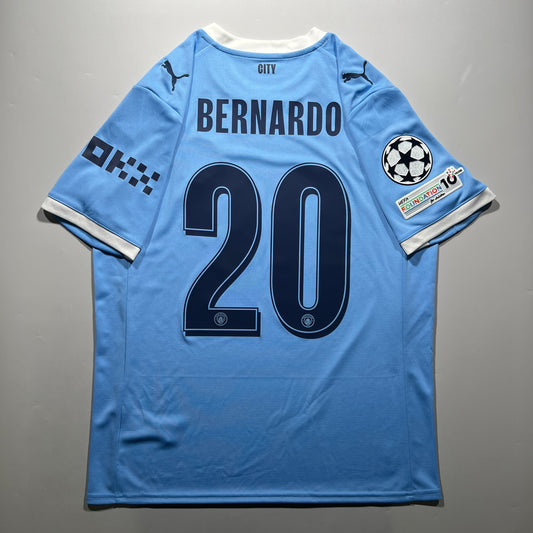 Official #20 Bernardo 25/26 Manchester City Home Stadium Shirt UEFA Champions League Puma 780338_01