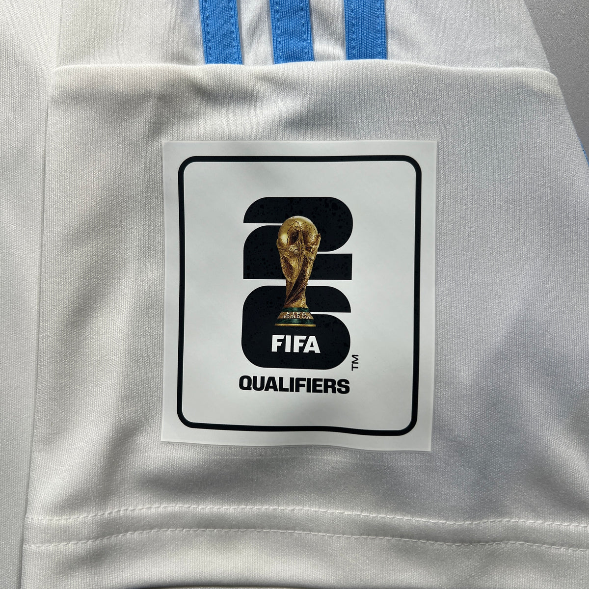 Official #18 Nico Paz 2024 Argentina Home Stadium Shirt FIFA World Cup 2026 Qualifiers Adidas IP8409