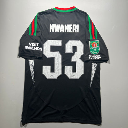 Official #53 Nwaneri 24/25 Arsenal Away Stadium Shirt Carabao Cup EU Edition Adidas IT6148