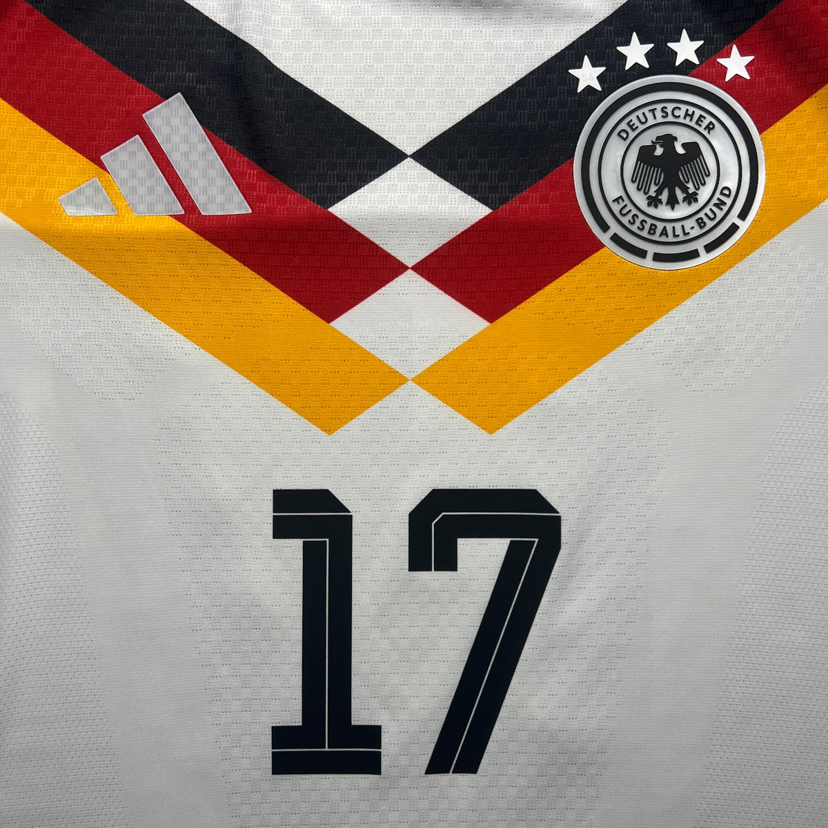 Official #17 Wirtz 2026 Germany Home Authentic Shirt UEFA Nations League Adidas JN2066
