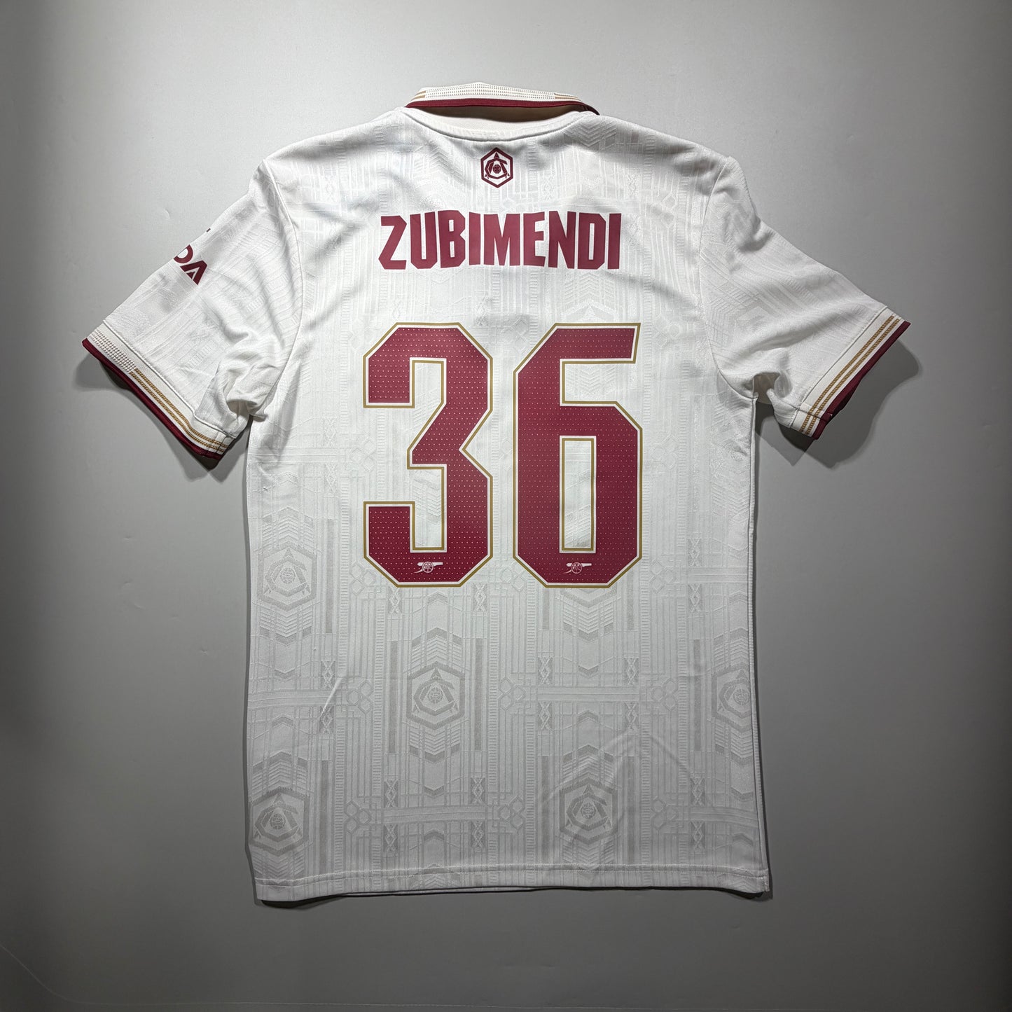 Official #36 Zubimendi 25/26 Arsenal 3rd Authentic Shirt
