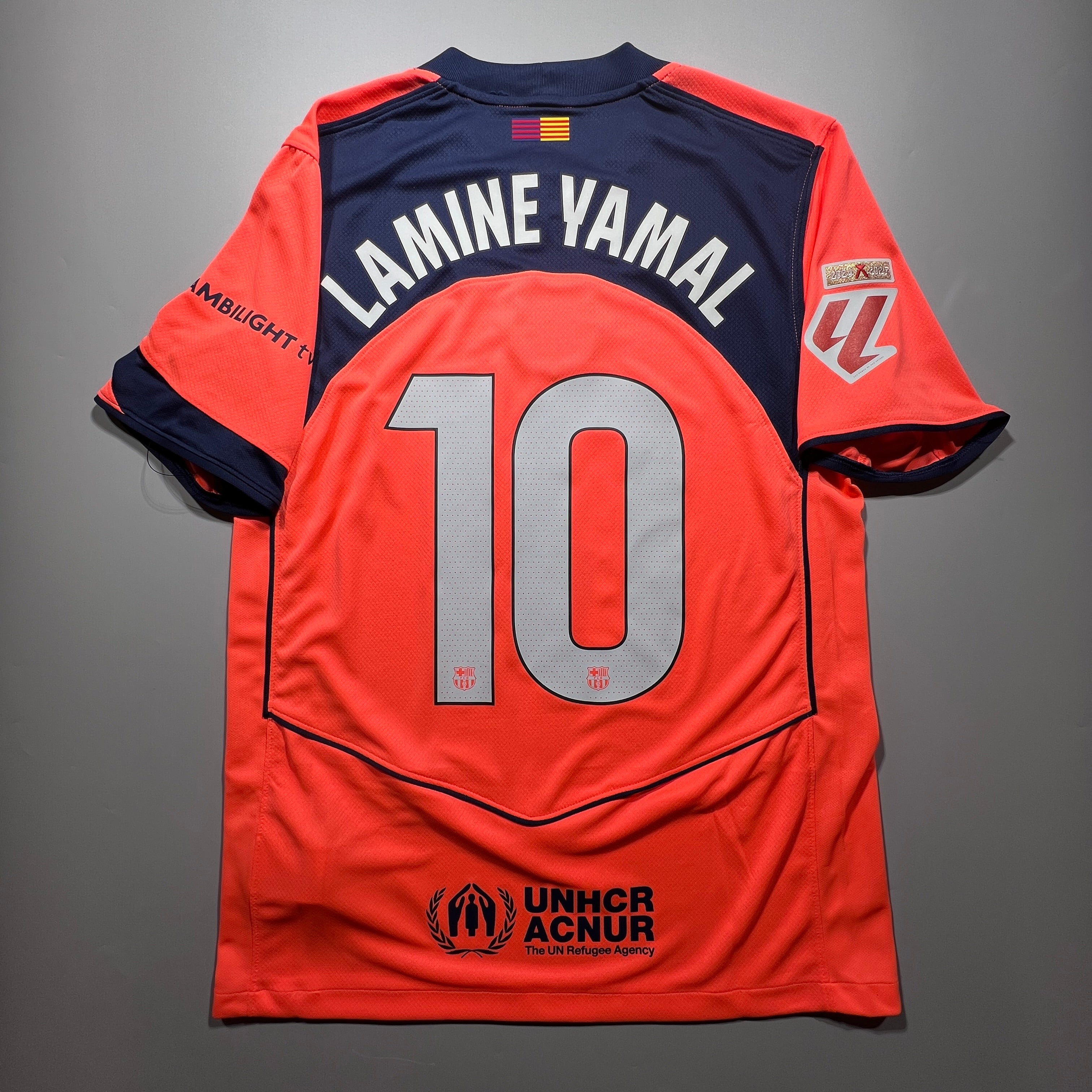 Official #10 Lamine Yamal 25/26 FC Barcelona Third Stadium Shirt