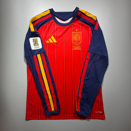 [Pre-Order] Official 2026 Spain 1-star Home Stadium Long Sleeve Shirt WC2026 Final Adidas JZ5786