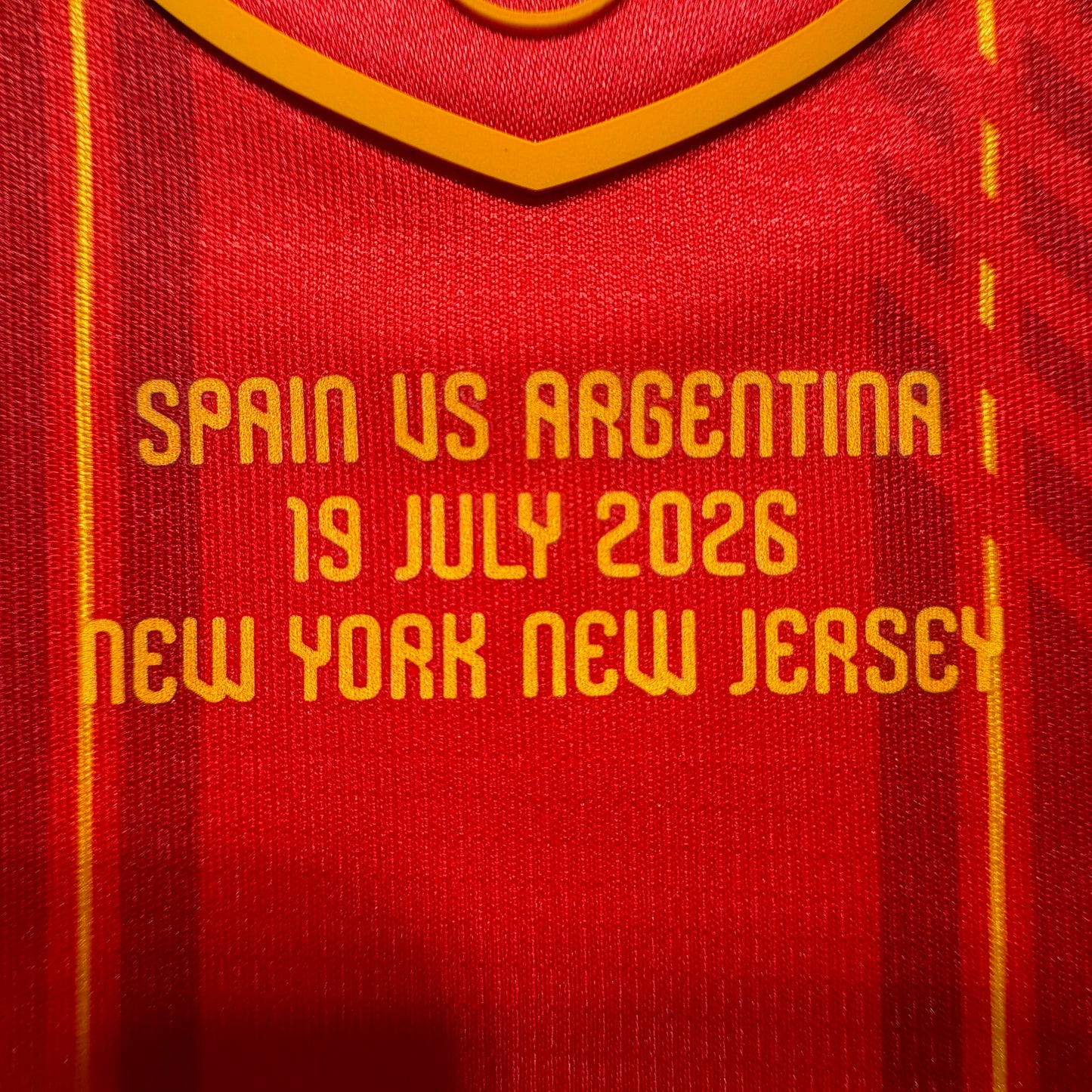 [Pre-Order] Official 2026 Spain 1-star Home Stadium Long Sleeve Shirt WC2026 Final Adidas JZ5786