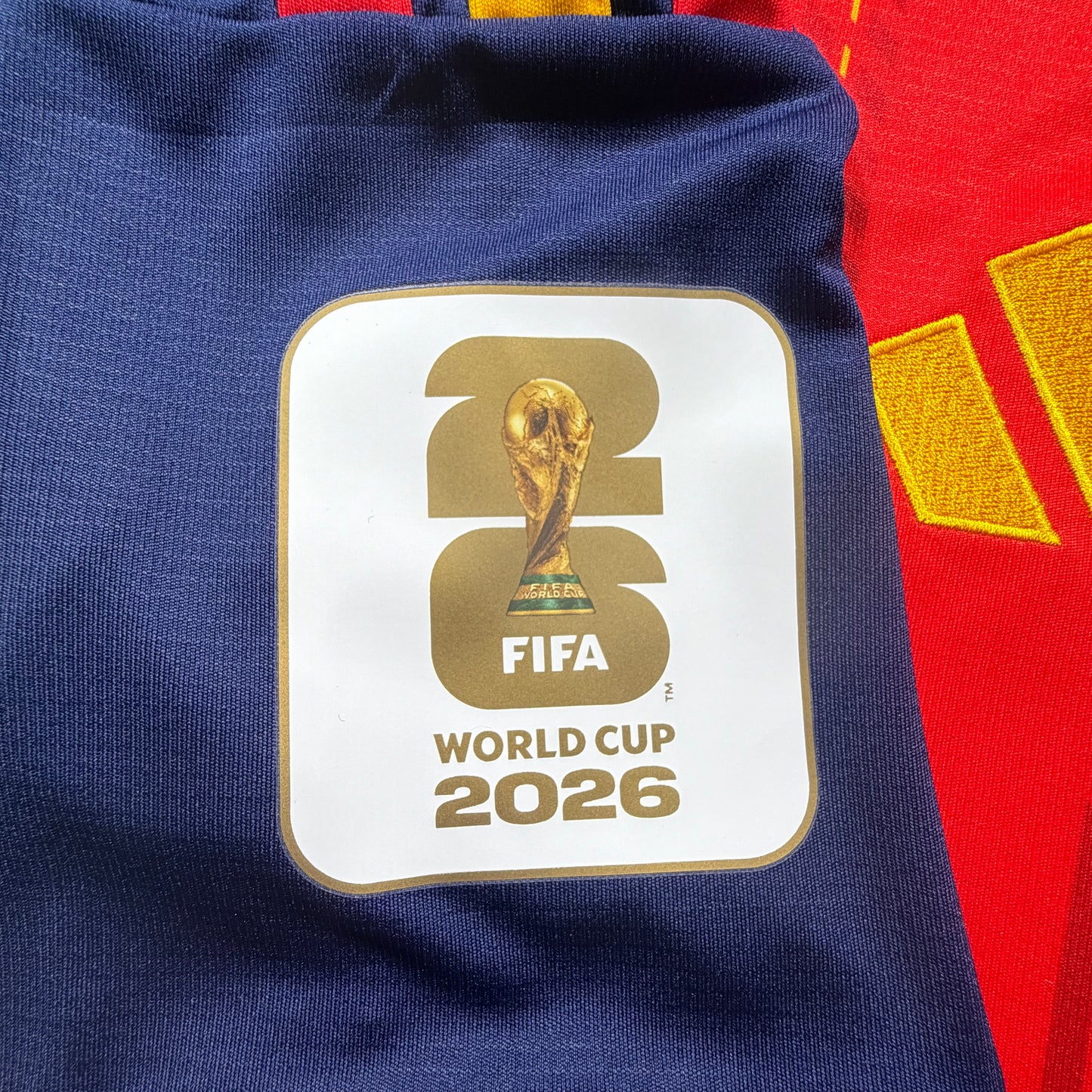 [Pre-Order] Official 2026 Spain 1-star Home Stadium Long Sleeve Shirt WC2026 Final Adidas JZ5786