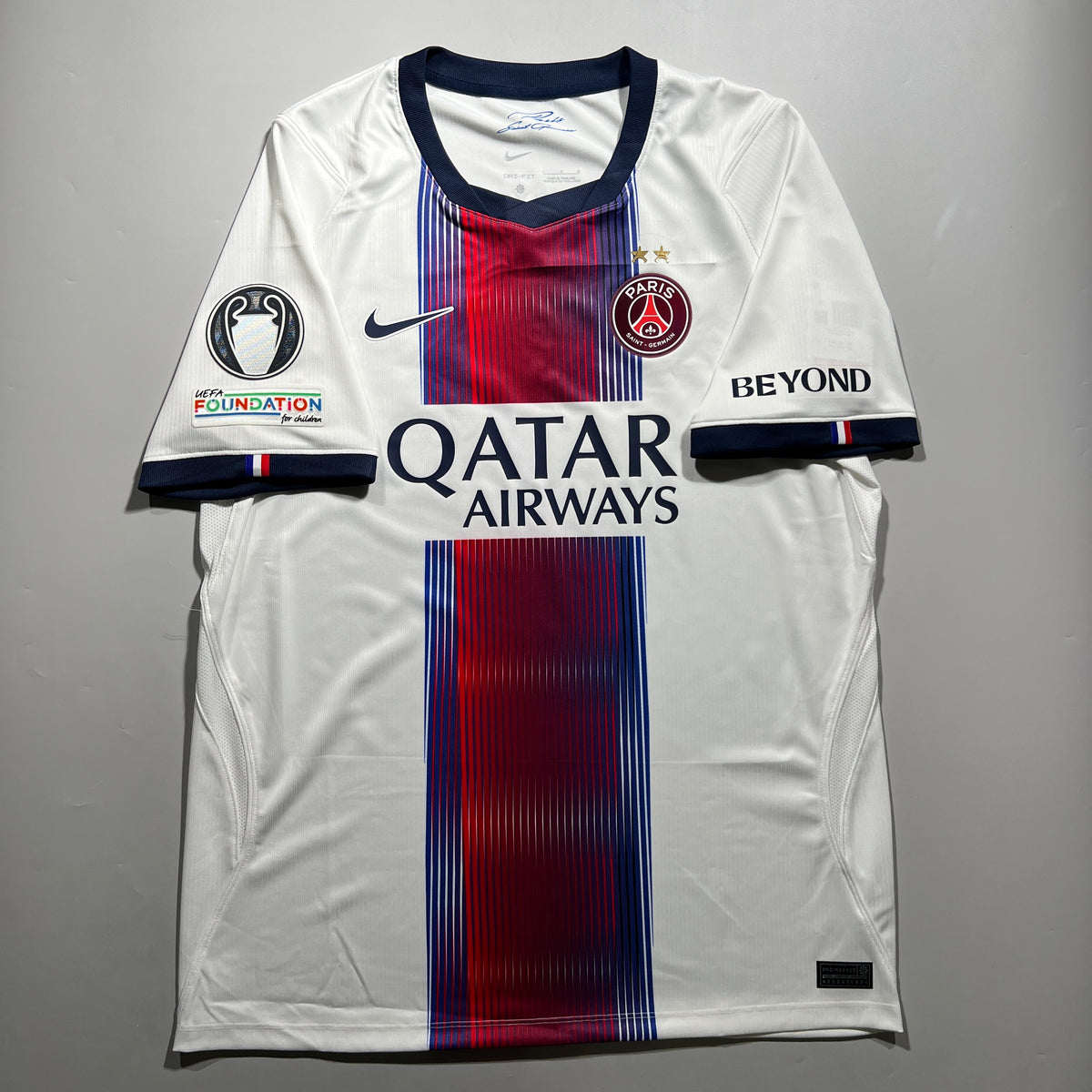 Official #7 Kvaratskhelia 26/27 Paris Saint-Germain Away Stadium Shirt UCL Nike II1924-101