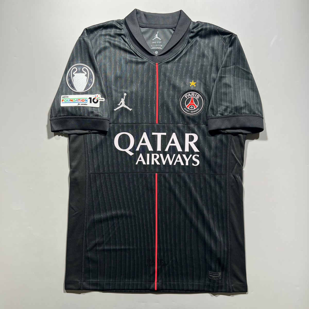 Official #17 Vitinha 25/26 Paris Saint-Germain Forth Stadium Shirt UCL Nike HM3206-045