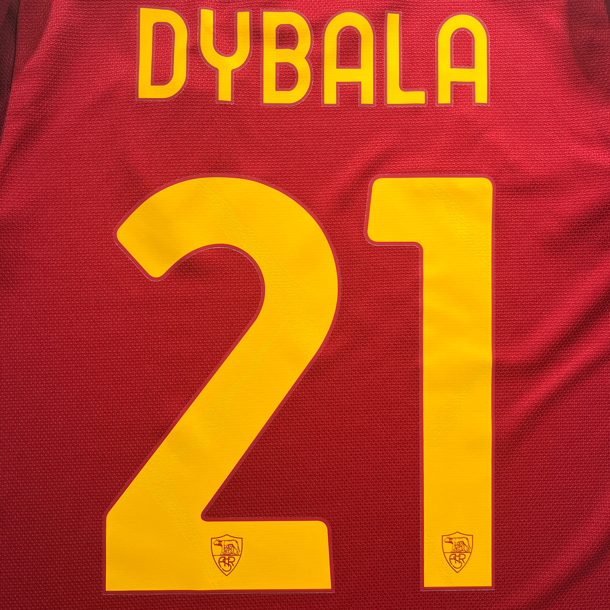 Official #21 Dybala 26/27 AS Roma Home Stadium Shirt UCL Adidas KW4631