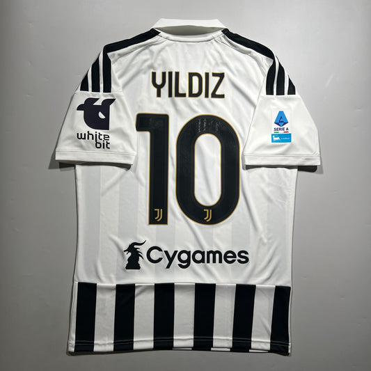 Official #10 Yildiz 26/27 Juventus Home Stadium Shirt Serie A Adidas KC2285