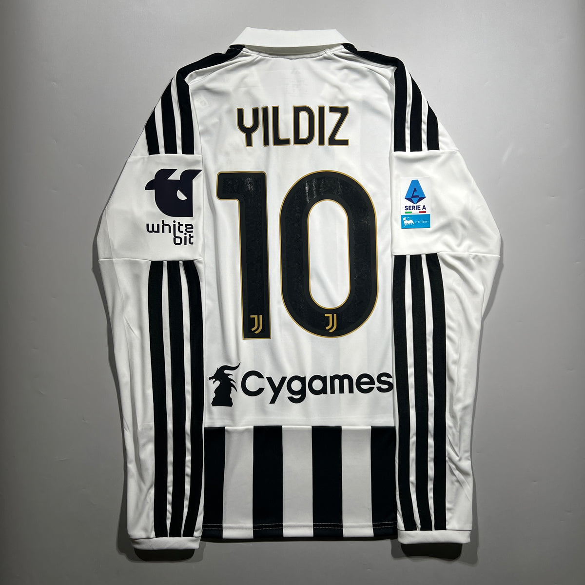 Official #10 Yildiz 26/27 Juventus Home Stadium Long Sleeve Shirt Serie A Adidas KC1316
