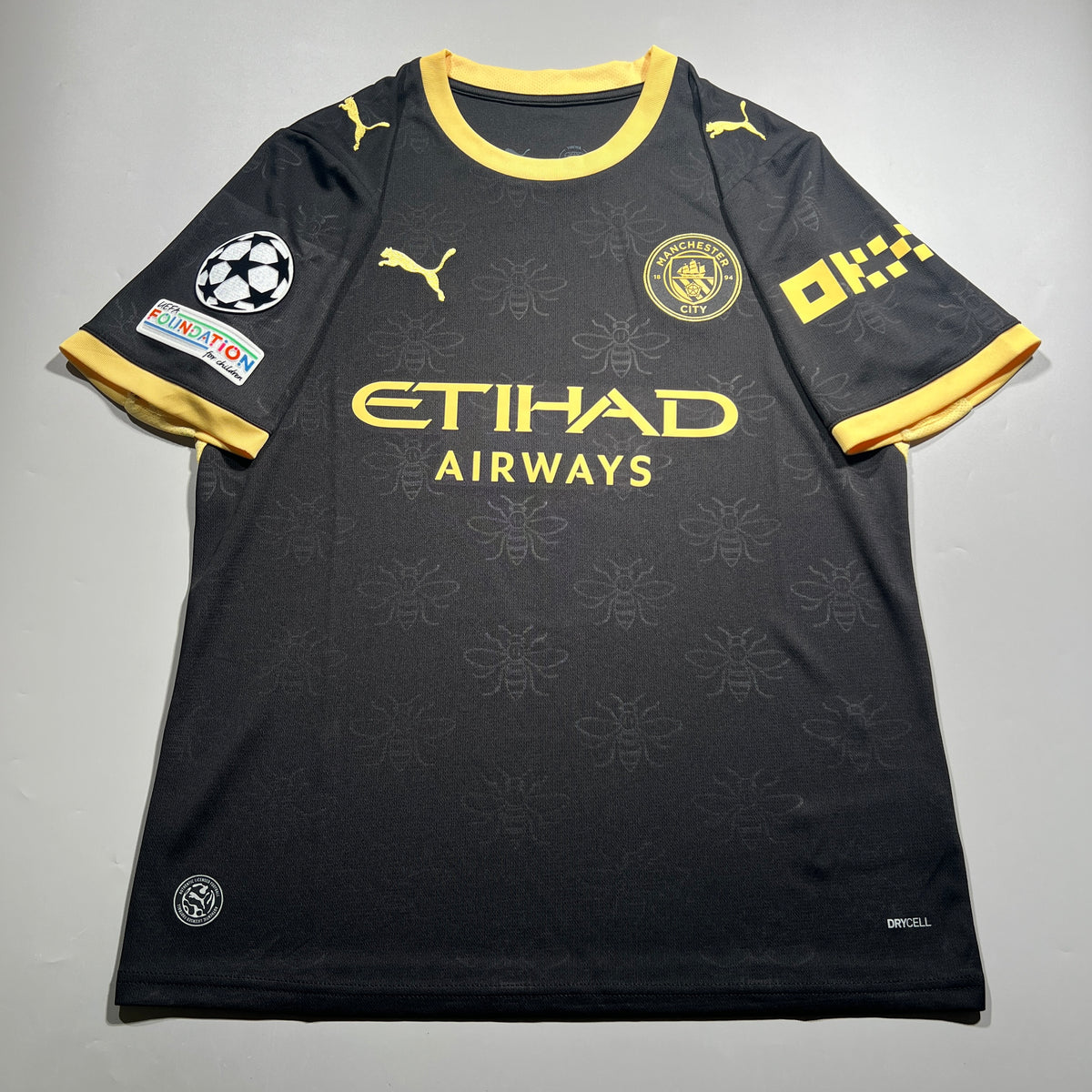 Official #9 Haaland 26/27 Manchester City Away Stadium Shirt UCL Puma 784339_03