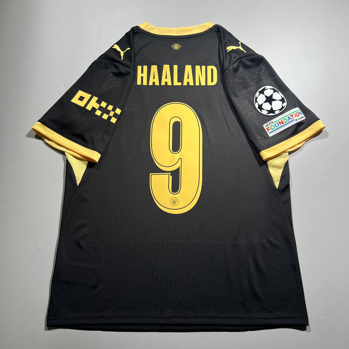 Official #9 Haaland 26/27 Manchester City Away Stadium Shirt UCL Puma 784339_03