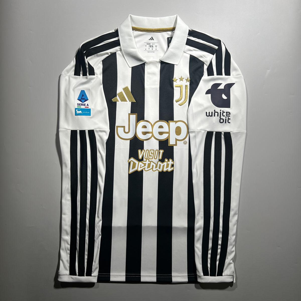 Official #10 Yildiz 26/27 Juventus Home Stadium Long Sleeve Shirt Serie A Adidas KC1316