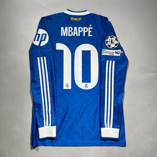 Official #10 Mbappe 25/26 Real Madrid Third Authentic Shirt Long Sleeve International Cup Size M (JP:XL)
