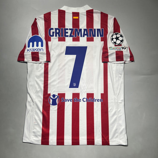Official #7 Griezmann 25/26 Atletico Madrid Home Stadium Shirt UCL Size L