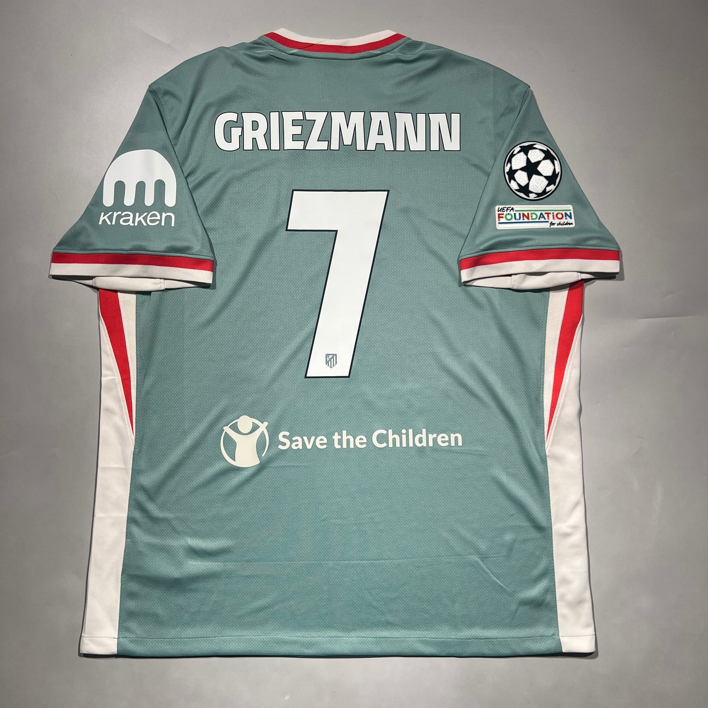 Official #7 Griezmann 24/25 Atletico Madrid Away Stadium Shirt UCL Size XL