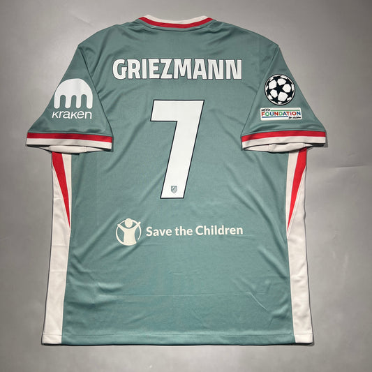 Official #7 Griezmann 24/25 Atletico Madrid Away Stadium Shirt UCL Size XL