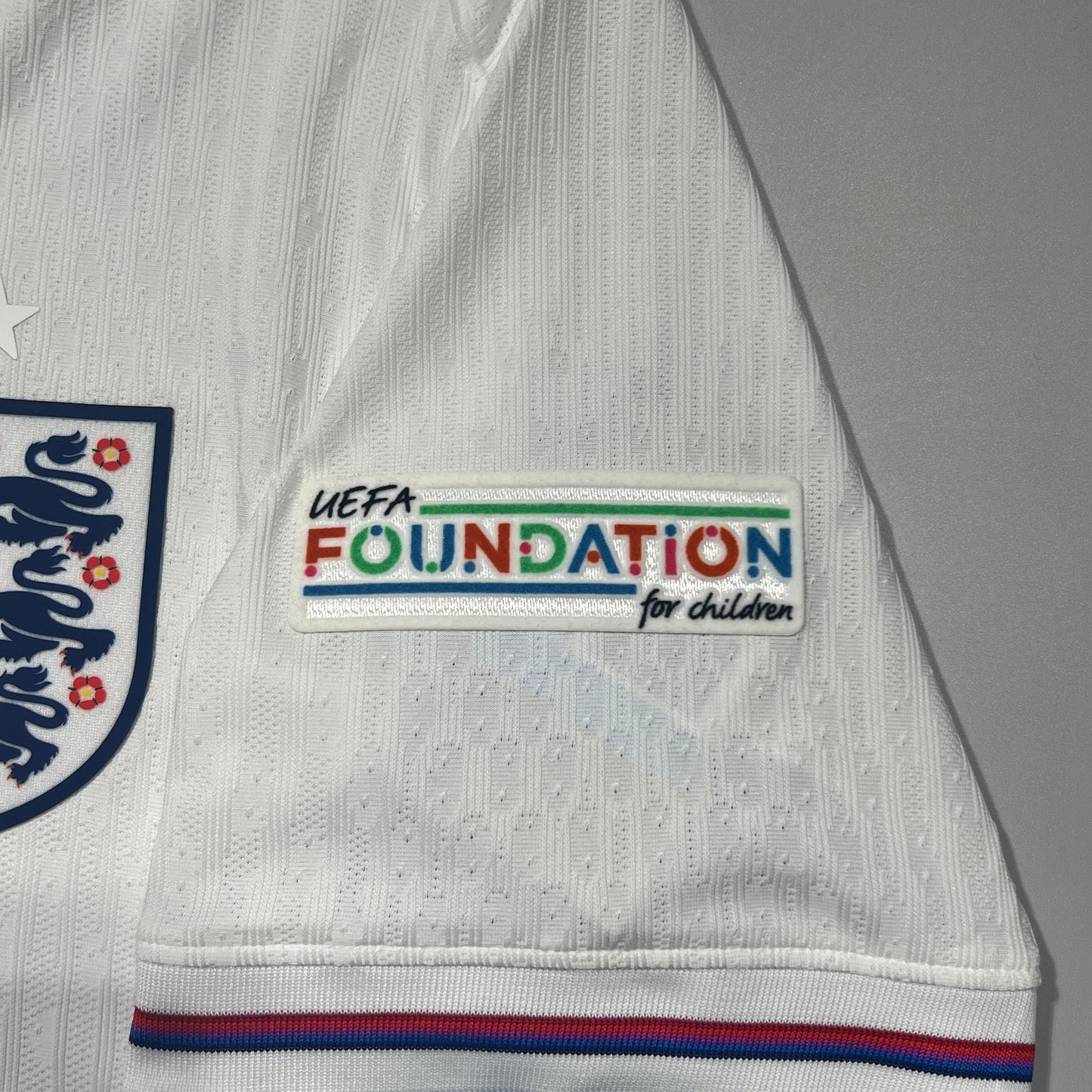 Official #10 Bellingham 2024 England Home Authentic Shirt Size L