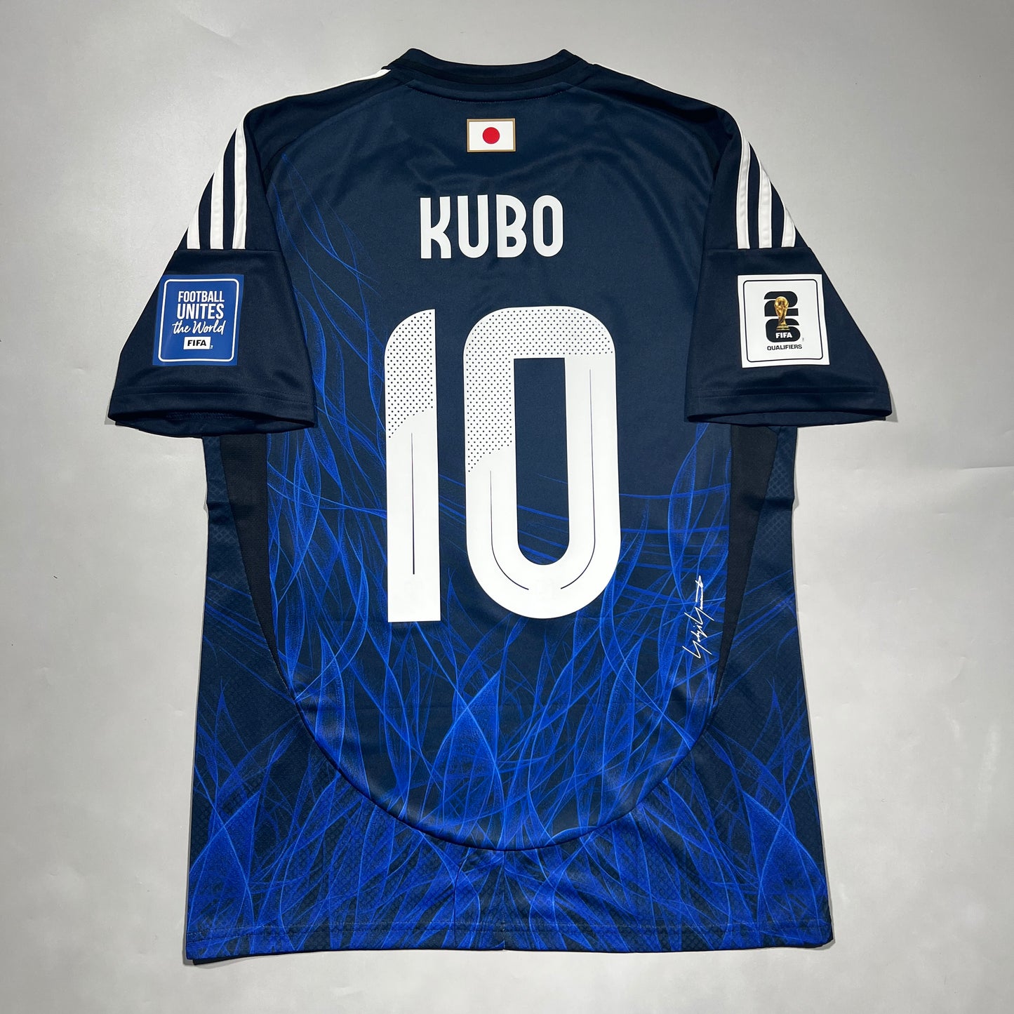 Official #10 Kubo 2024 Japan Home Stadium Shirt 2026 FIFA World Cup Qualifiers