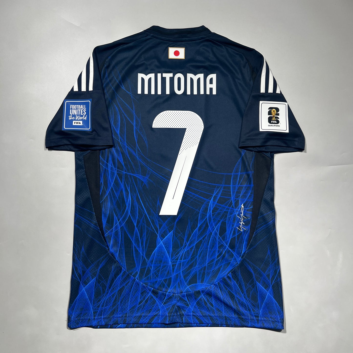 Official #7 Mitoma 2024 Japan Home Stadium Shirt 2026 FIFA World Cup Qualifiers Size S/M (JP:L)