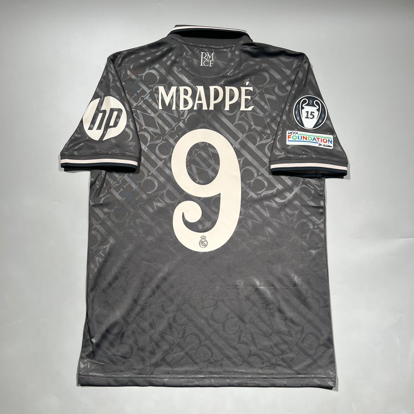 Official #9 Mbappe 24/25 Real Madrid Third Stadium Shirt UCL Size M (JP:XL)