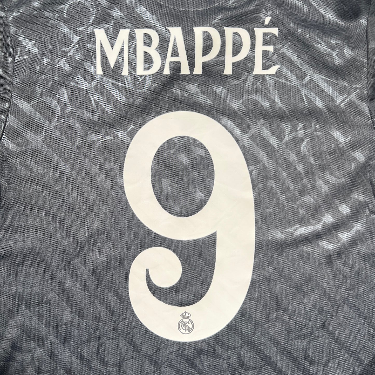 Official #9 Mbappe 24/25 Real Madrid Third Stadium Shirt UCL Size M (JP:XL)