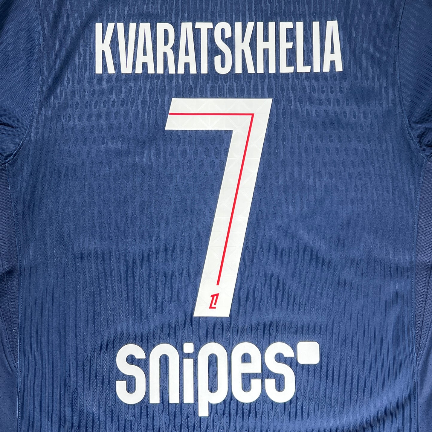 Official #7 Kvaratskhelia 25/26 Paris Saint-Germant (PSG) Home Authentic Shirt Ligue1 Size L