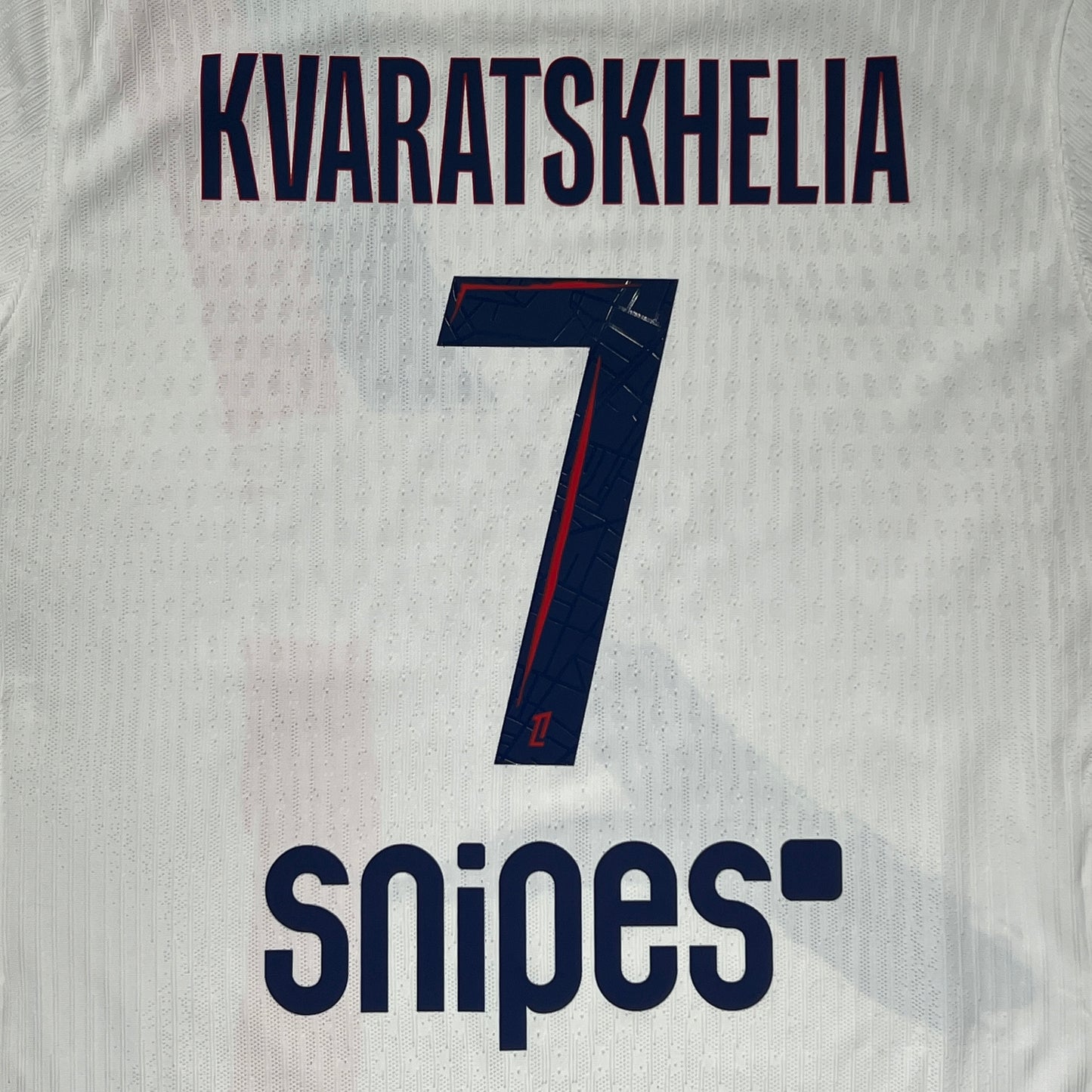 Official #7 Kvaratskhelia 25/26 Paris Saint-Germant (PSG) Away Authentic Shirt Ligue1 Size L