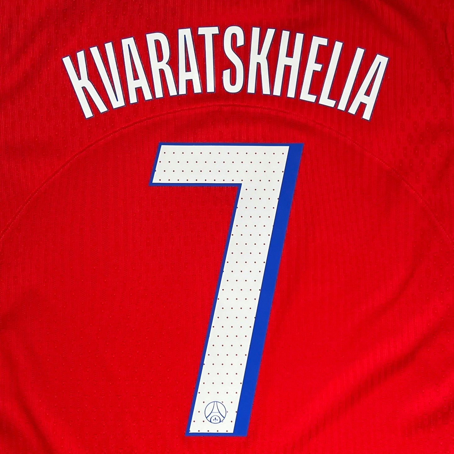 Official #7 Kvaratskhelia 25/26 Paris Saint-Germant (PSG) Third Authentic Shirt UCL Size L