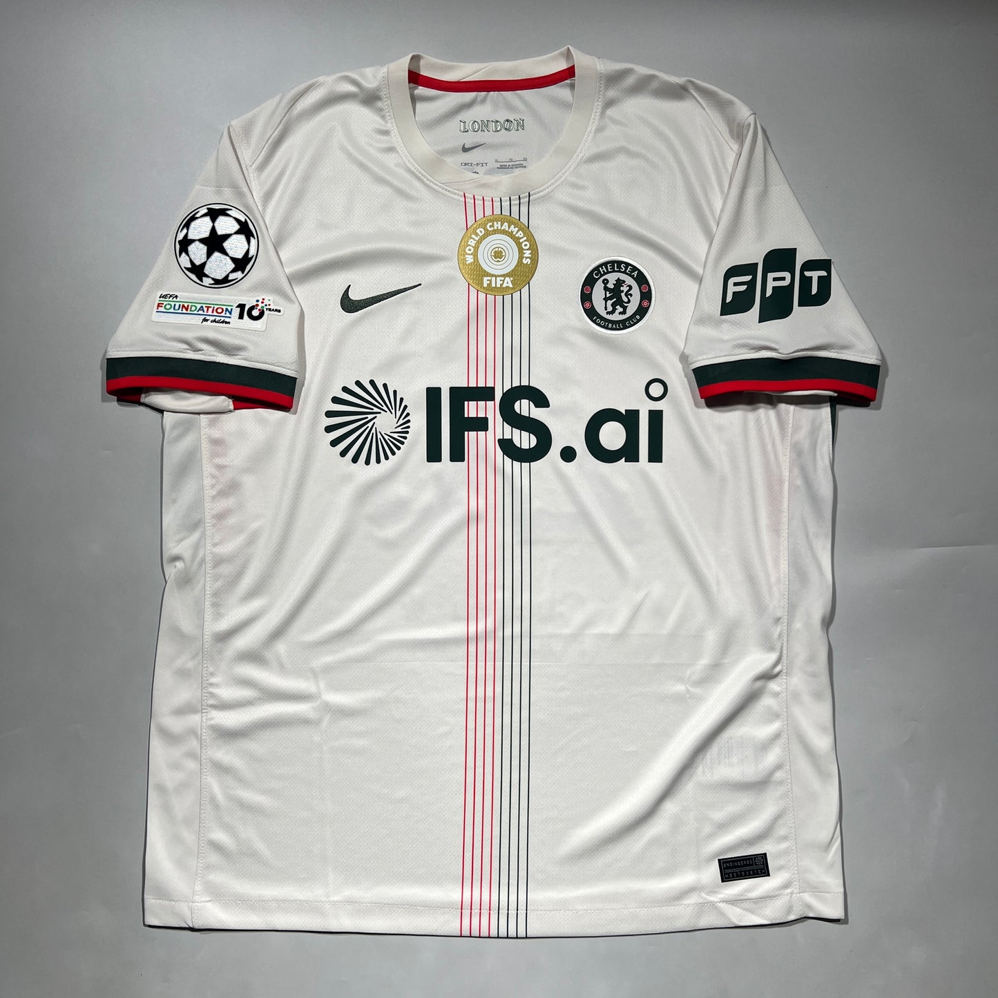 Official #20 Joao Pedro 25/26 Chelsea Away Stadium Shirt UCL Size XL