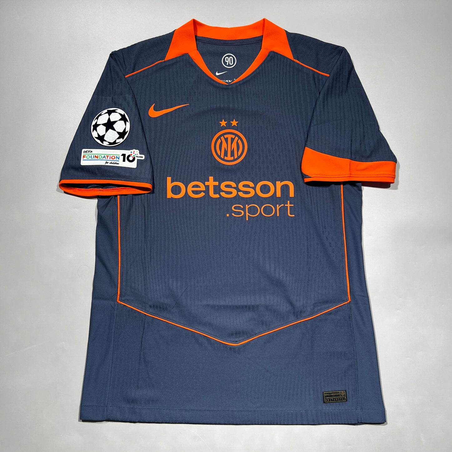 Official #10 Lautaro 25/26 Inter Milan Third Authentic Shirt UCL Size M