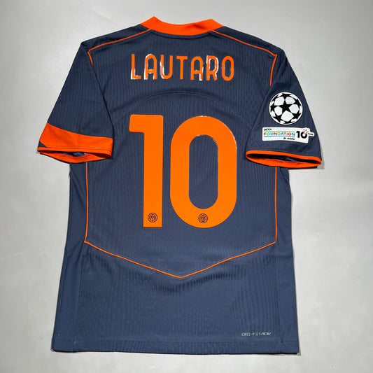 Official #10 Lautaro 25/26 Inter Milan Third Authentic Shirt UCL Size M