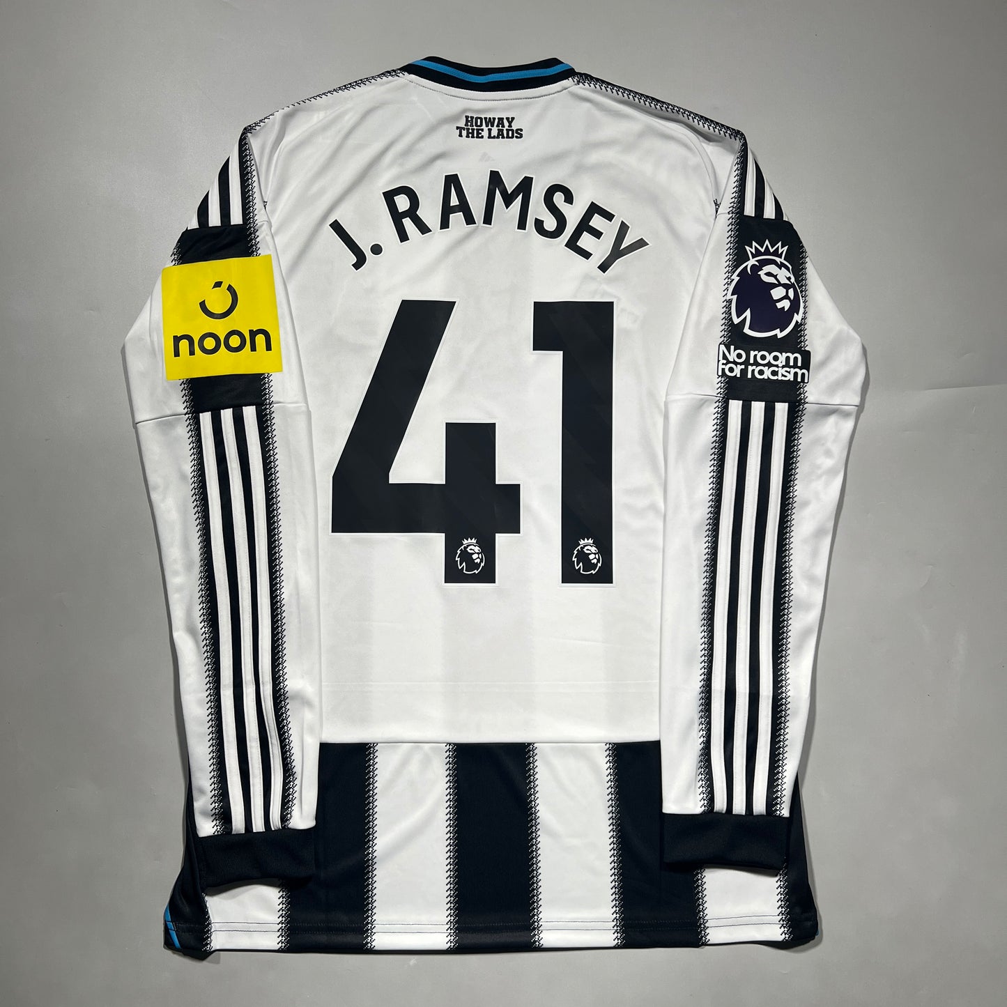 Official #41 J.Ramsey 25/26 Newcastle United Home Stadium Shirt Long Sleeve EPL Size M (JP:XL)