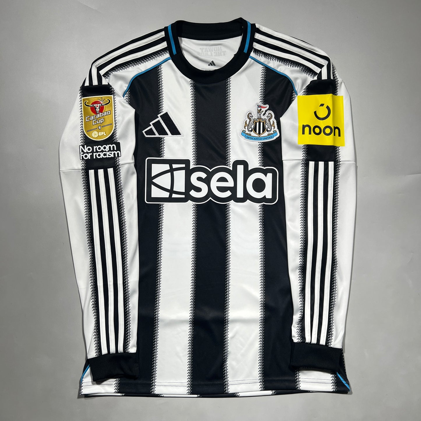 Official #39 Bruno G. 25/26 Newcastle United Home Stadium Shirt Long Sleeve Carabao Cup