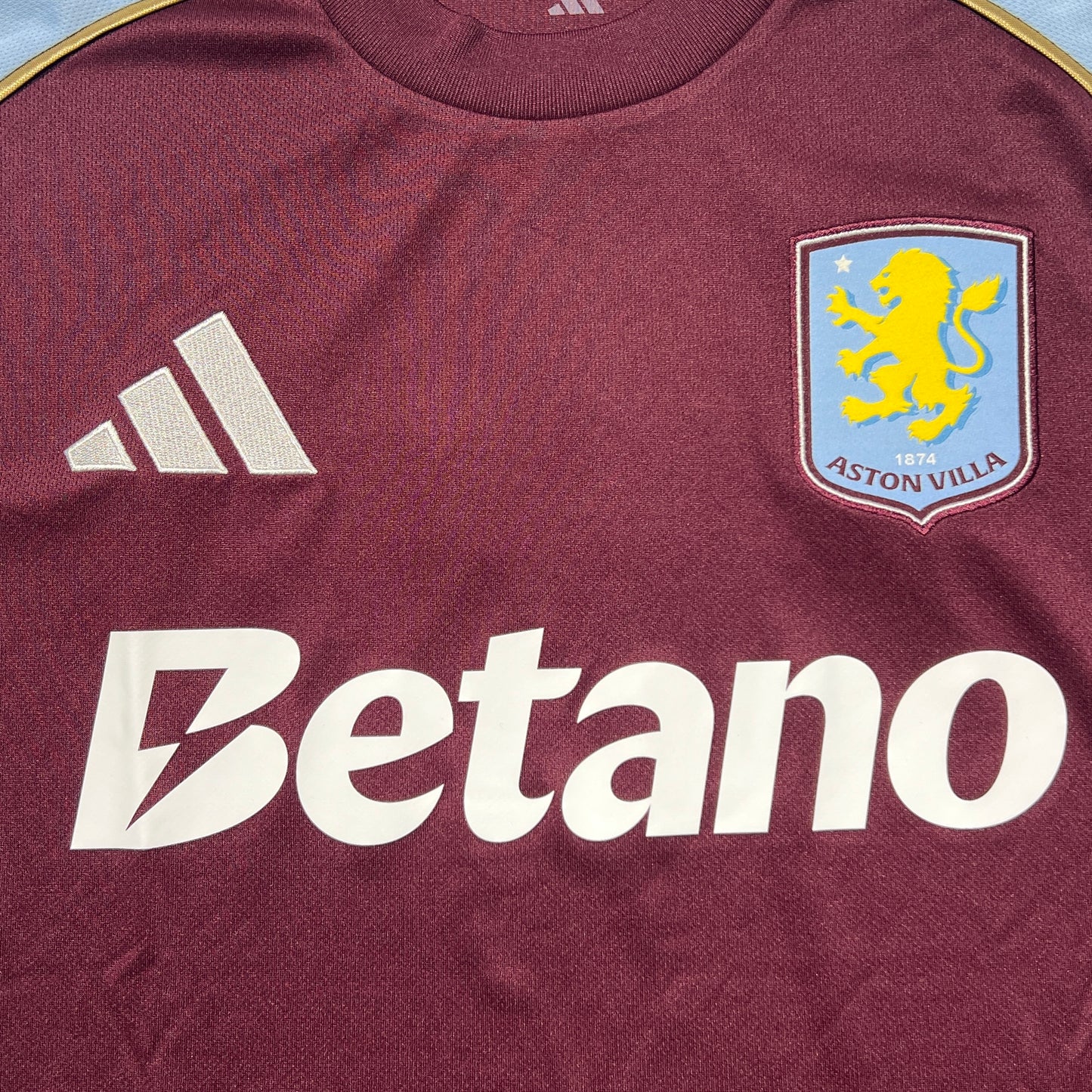 Official #11 Watkins 25/26 Aston Villa Home Stadium Shirt Long Sleeve EPL Size L (JP:2XL)