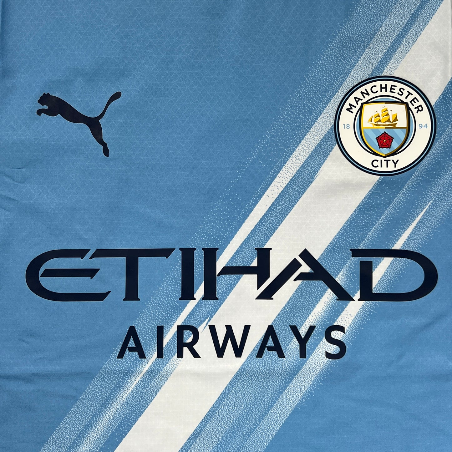 Official #33 O’Reilly 25/26 Manchester City Home Authentic Shirt Carabao Cup Size M