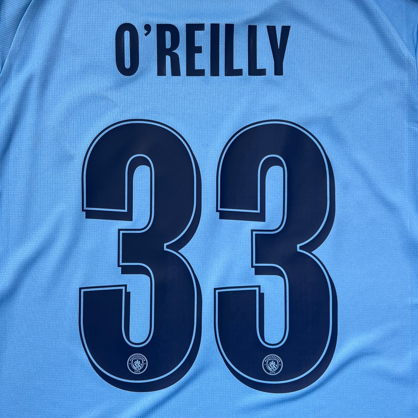Official #33 O’Reilly 25/26 Manchester City Home Stadium Shirt Carabao Cup Size L